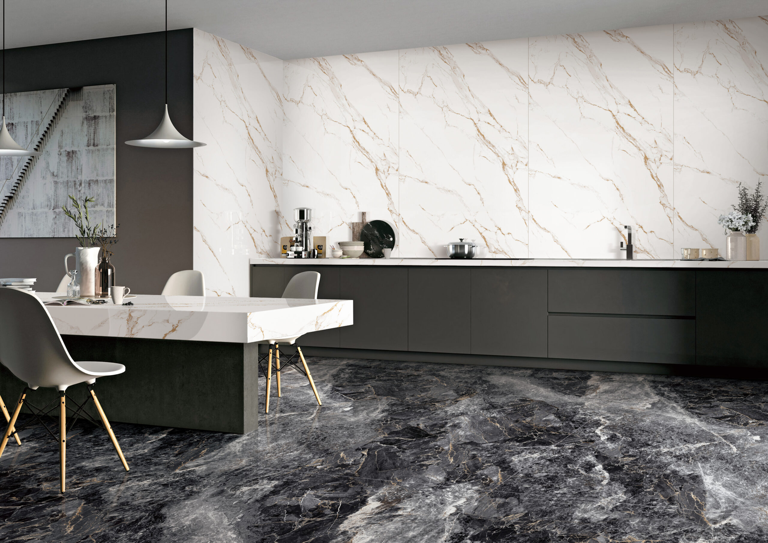 Arabescato Grigio render